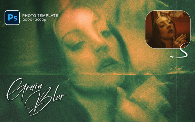 Grain Blur Photoshop Template