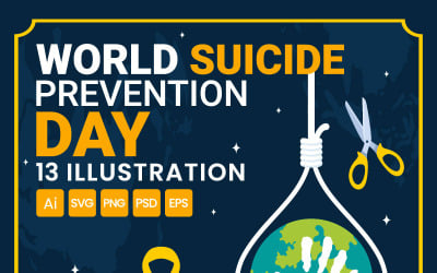 13 World Suicide Prevention Day Illustration