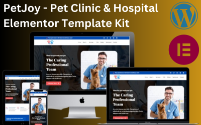 PetJoy — тема WordPress Elementor для клиник и больниц для домашних животных