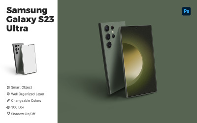 Samsung Galaxy S23 Ultra Mockup - 01