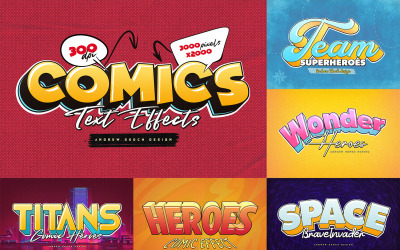 Comic Style Photoshop Text Effects