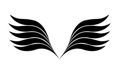 Silhouette d&amp;#39;ailes d&amp;#39;oiseaux Illustration d&amp;#39;art vectoriel