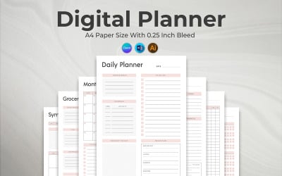 Canva-Vorlage für digitalen Planer