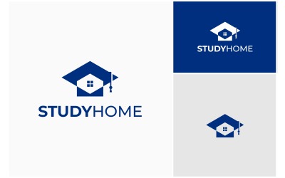 Logo de la maison de l&amp;#39;école à la maison