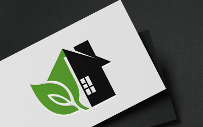 Landbouw en huis logo ontwerpsjabloon