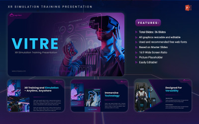 Vitre - XR Simulation Training PowerPoint-mall