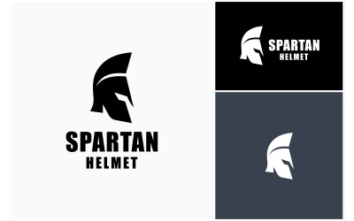 Logo hełmu spartańskiego wojownika