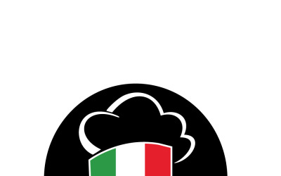 Klasický odznak pro italskou restauraci