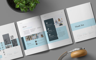 Annual Report InDesign Template