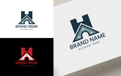 Letter H real estate logo-07-163