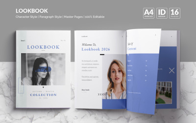 Moda Lookbook Şablonu - InDesign