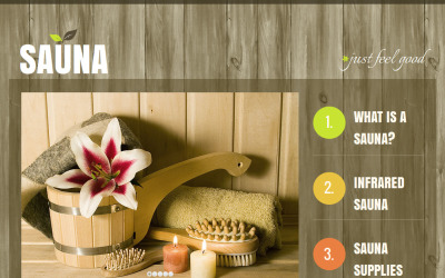 Premium Sauna Moto Cms Html #43134