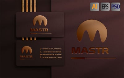 2 Decorated Professional Business Cards