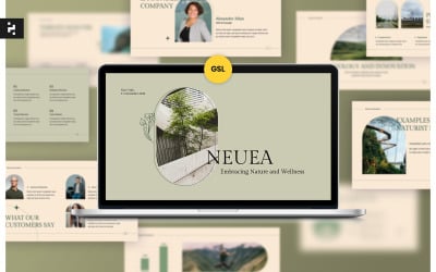 Natürliche Pitch Deck Google Slide-Präsentation