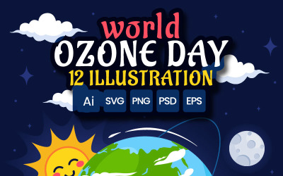 12 Wereld Ozondag Illustratie