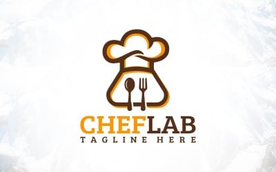 Design do logotipo do Baker Chef Cooking Lab