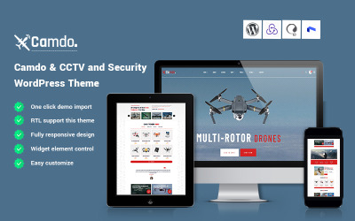 Camdo - Tema WordPress de CFTV e Segurança