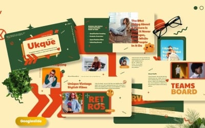 Ukque - Plantilla de diapositiva de Google de marca vintage