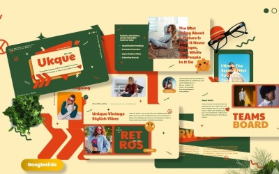 Ukque - Vintage merk Googleslide-sjabloon