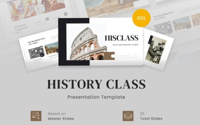 Hisclass – шаблон Google Slides класу історії