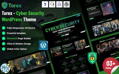 Torex – motyw WordPress poświęcony cyberbezpieczeństwu