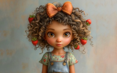 Cute Girl with White Background 195