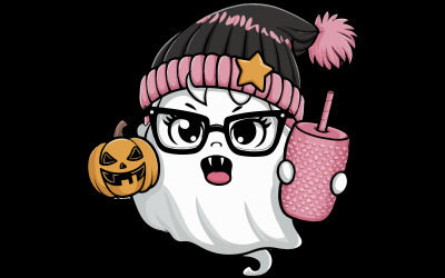 little dangerous ghost vector art