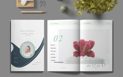 Portföljlayoutmall - InDesign