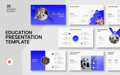 Шаблон презентации PowerPoint «Образование» 2040