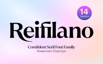 Reifilano-lettertype Serif Modern