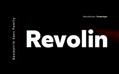 Revolin serif teckensnitt modernt