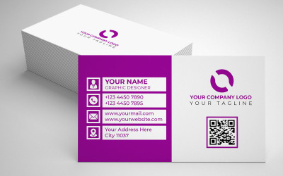 Creative and Minimal Corporate Business card Design (150)