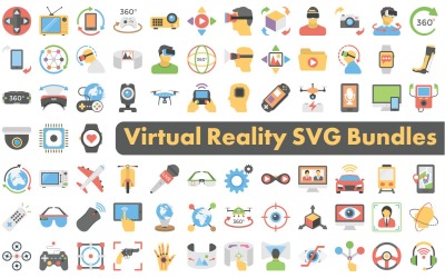 Pacotes SVG de realidade virtual