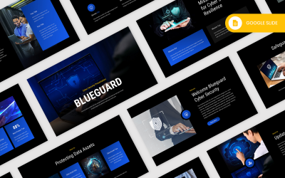 Blueguard – Kiberbiztonság Google diasablon