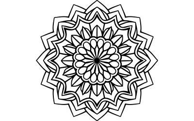 Bloem silhouet vector kunst illustratie