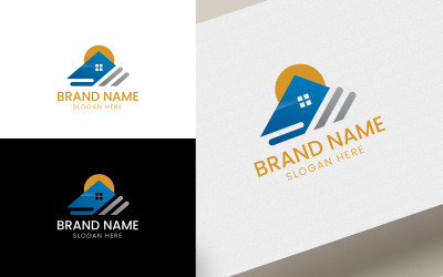 Logotipo do vetor imobiliário-07-202