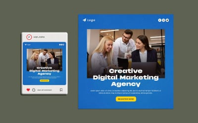Marketing Agency Social Media Post Template 03