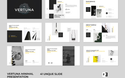 Vertuna Minimal Presentation Template