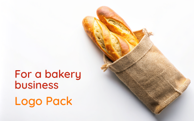 Baked——极简主义面包店商业标志包