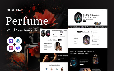 Aroma - 香水店和化妆品店多用途 WordPress Elementor 主题