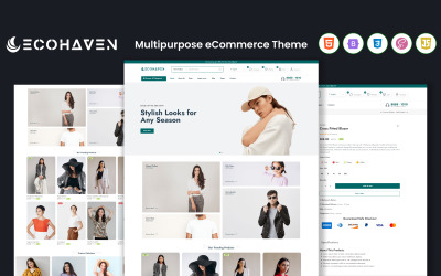 Ecohaven - Modello HTML multiuso per e-commerce