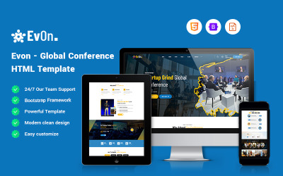 Evon - Global Conference Website Mall