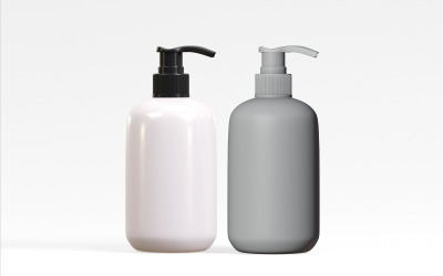 Cosmetics Pump Bottle 3D modell