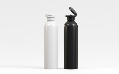 Frasco de loção cosmética para o corpo Modelo 3D