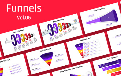 Funnel Business Infographic Lätt att använda