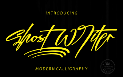Ghost Writer kézzel írt betűtípus
