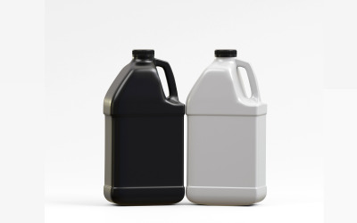 Model 3D plastikowego pojemnika galonowego