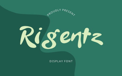 Rigentz - Erstaunliche Display-Schriftart