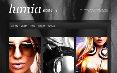 Night Club Moto CMS HTML Template