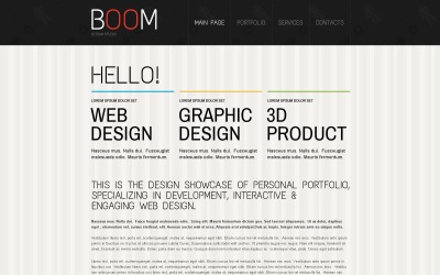 Szablon Creative Design Studio Drupal